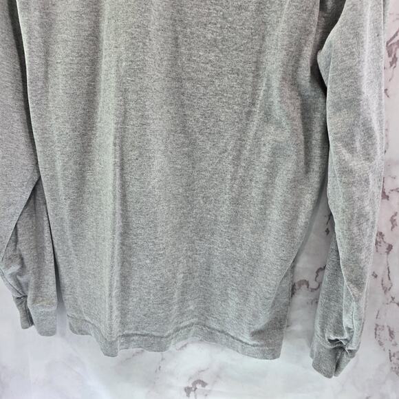 Carhartt T Shirt Mens Small Grey Pocket Tee Long Sleeve Original Fit Mercedes - Picture 7 of 13